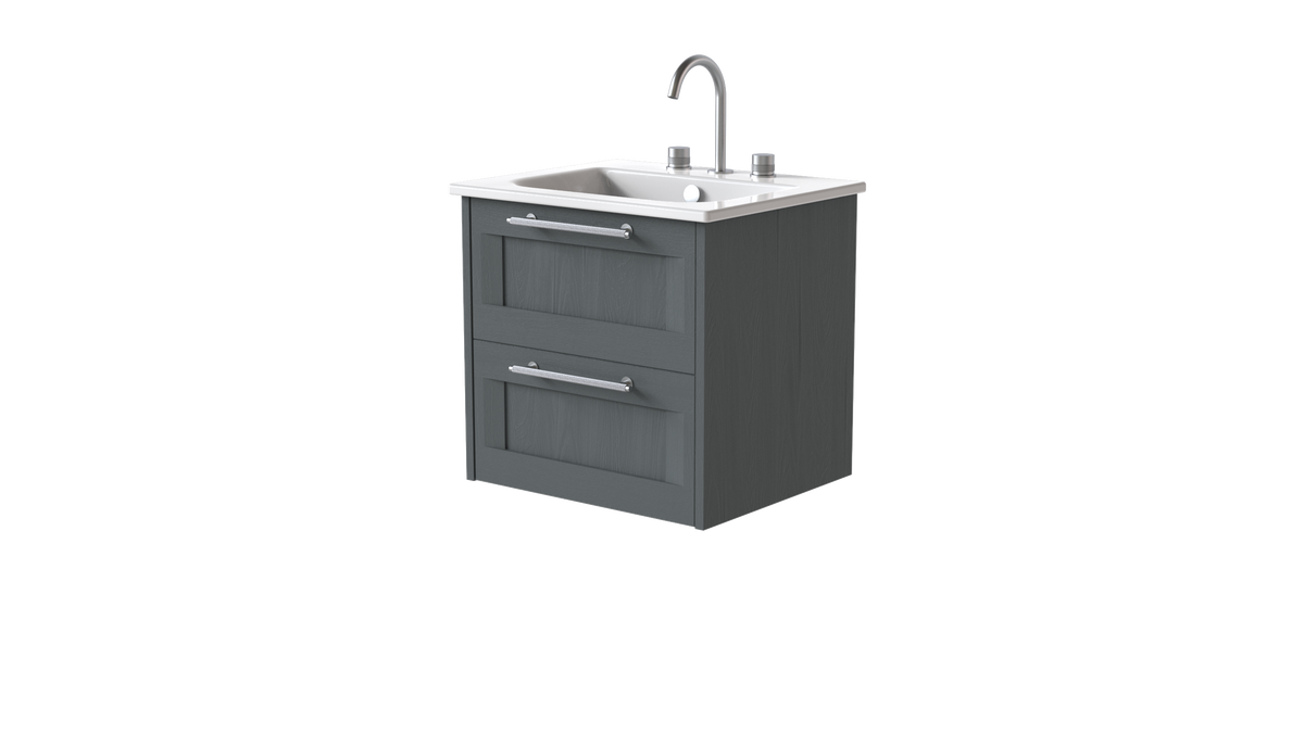 Italy Shaker 600mm 2 Drawer