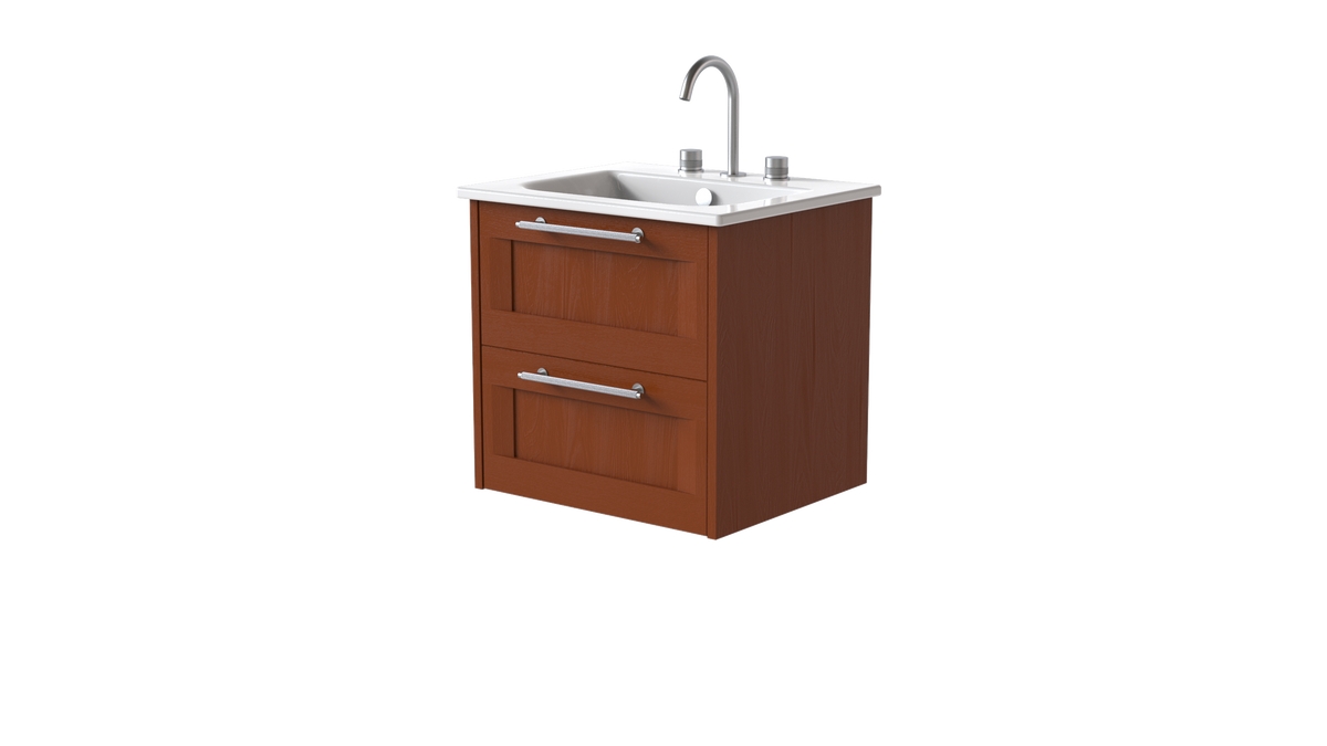 Italy Shaker 600mm 2 Drawer