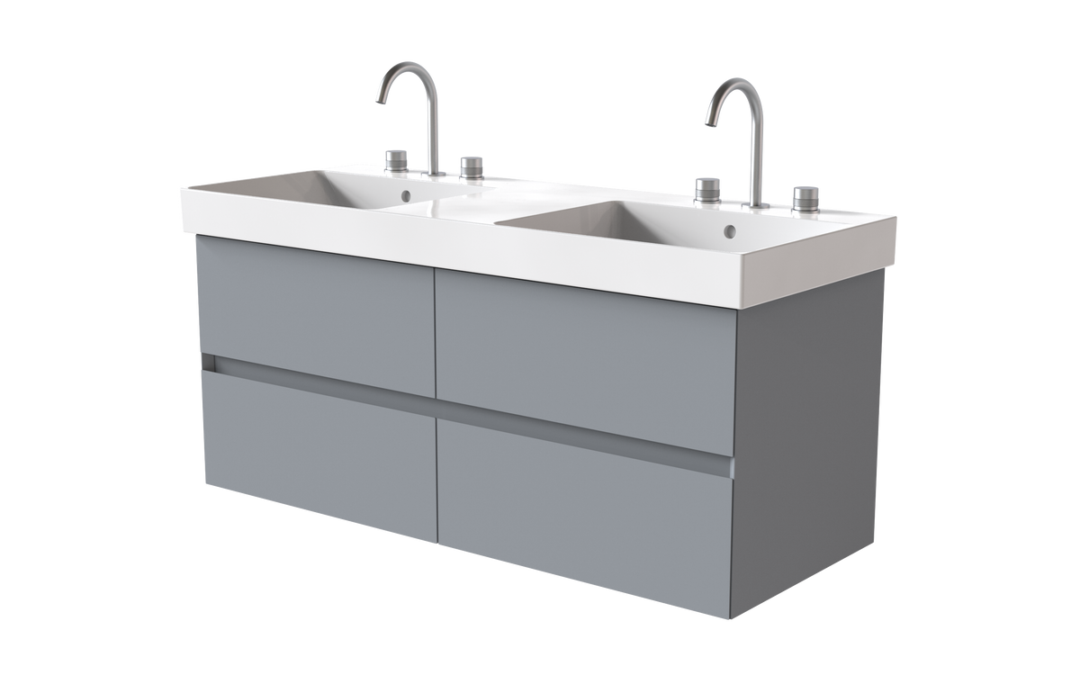 Zero 1250mm 4 Drawer (Double)