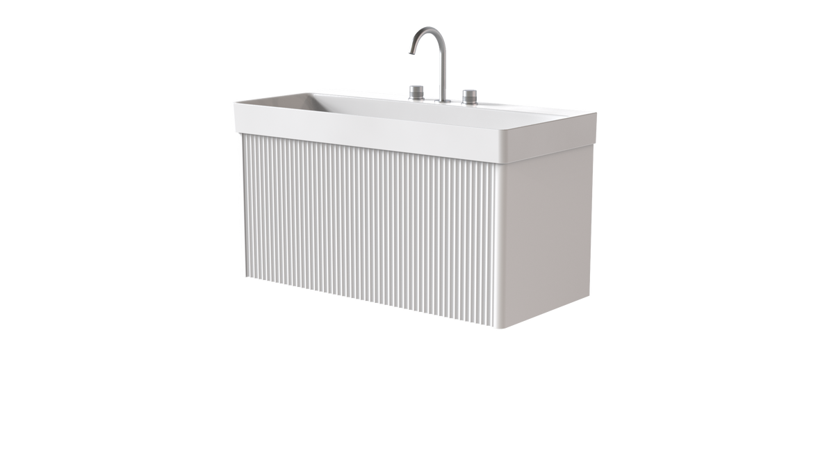 Elice Flute Colour 1000mm 1 Drawer