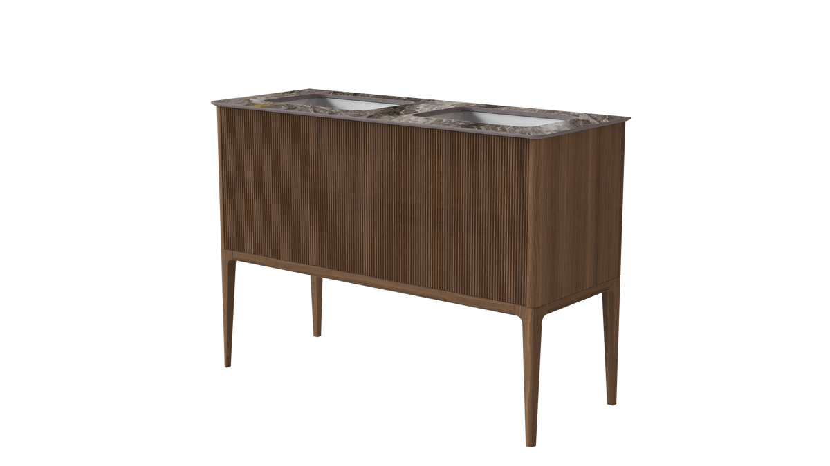 Valentina Rib 1200mm 2 Drawer