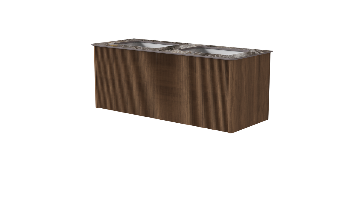 Valentina Rib 1200mm 2 Drawer