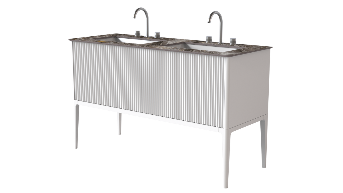 Valentina Flute Colour 1400mm 2 Drawer