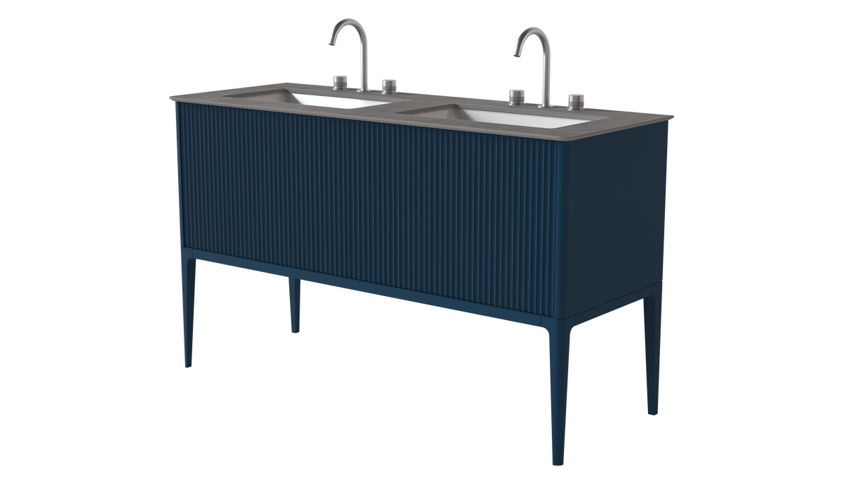 Valentina Flute Colour 1400mm 2 Drawer