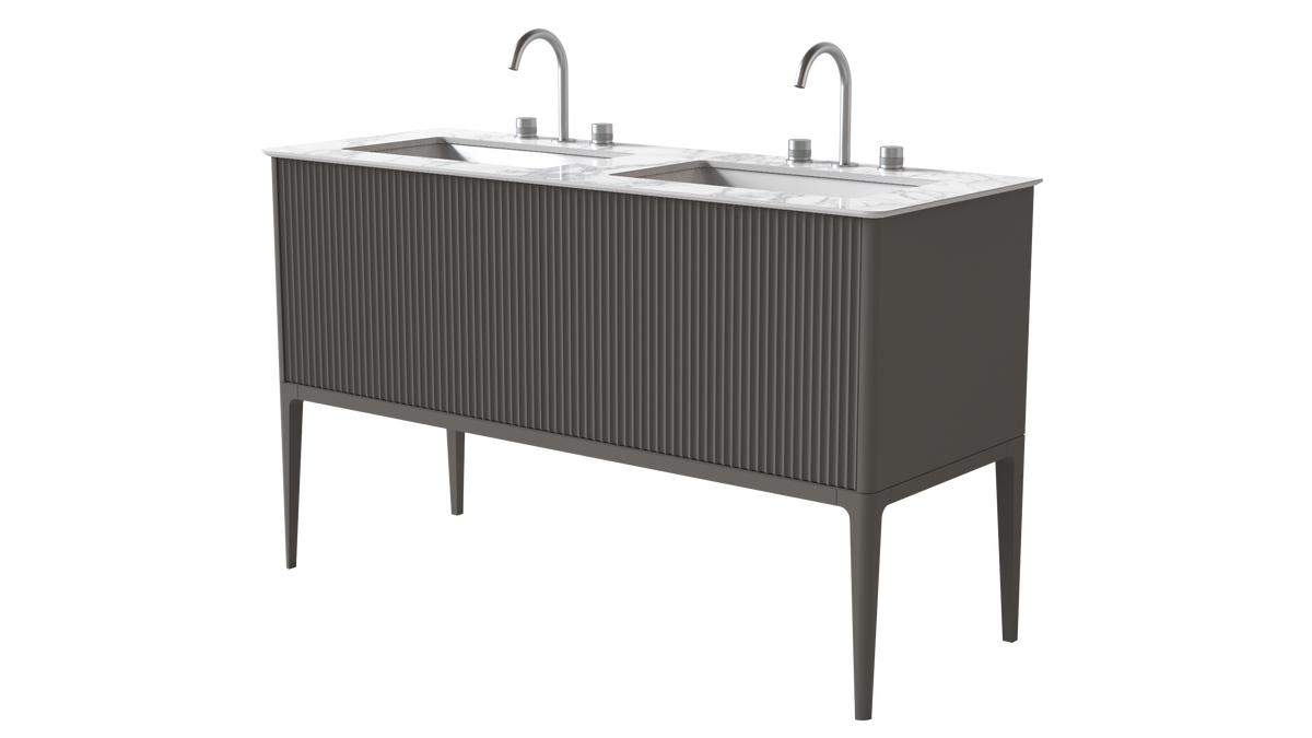 Valentina Flute Colour 1400mm 2 Drawer