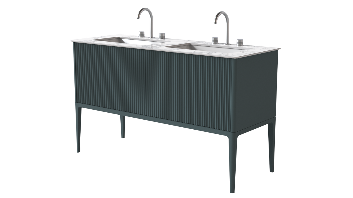 Valentina Flute Colour 1400mm 2 Drawer