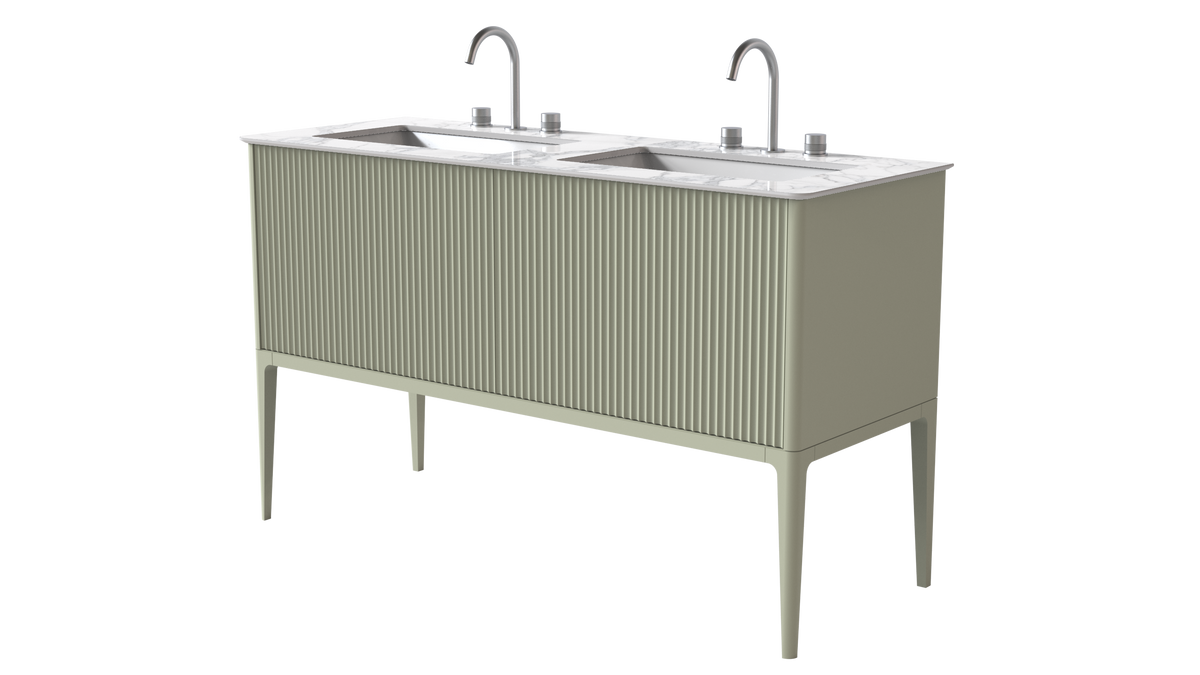 Valentina Flute Colour 1400mm 2 Drawer