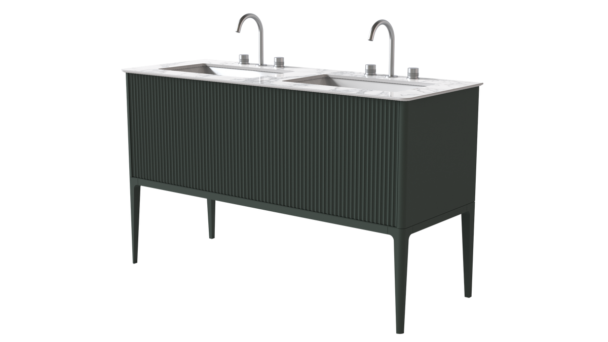 Valentina Flute Colour 1400mm 2 Drawer