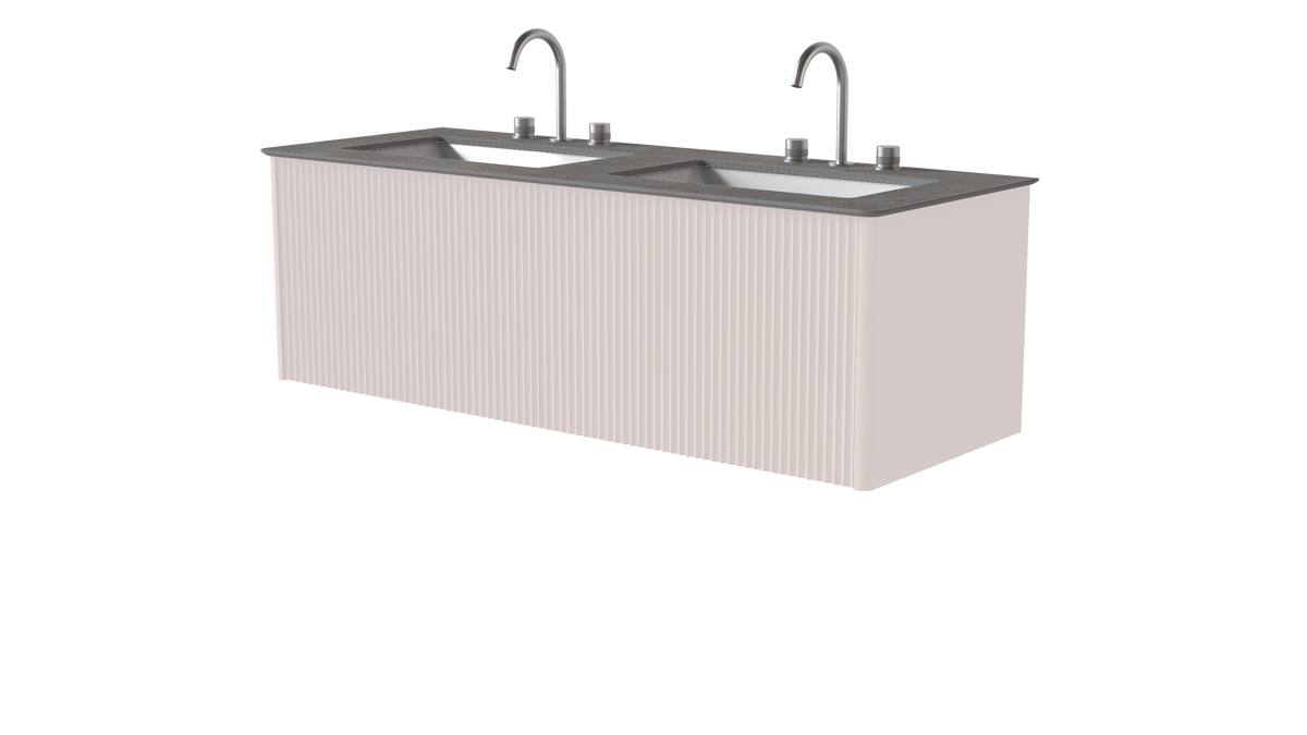 Valentina Flute Colour 1400mm 2 Drawer