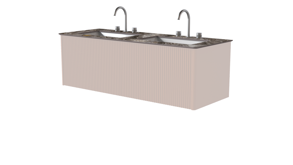 Valentina Flute Colour 1400mm 2 Drawer