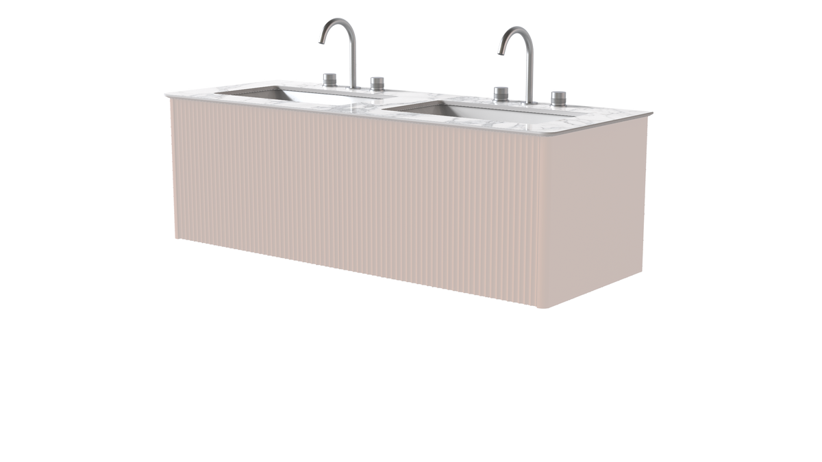 Valentina Flute Colour 1400mm 2 Drawer