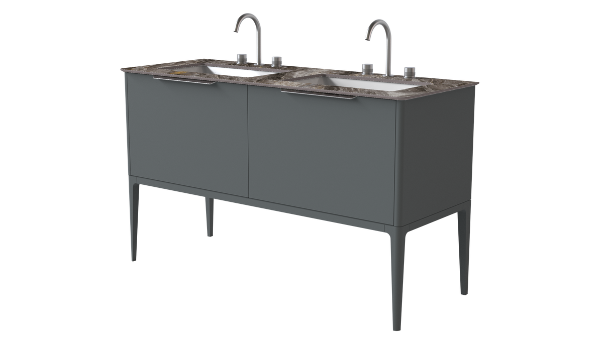 Valentina Smooth 1400mm 2 Drawer