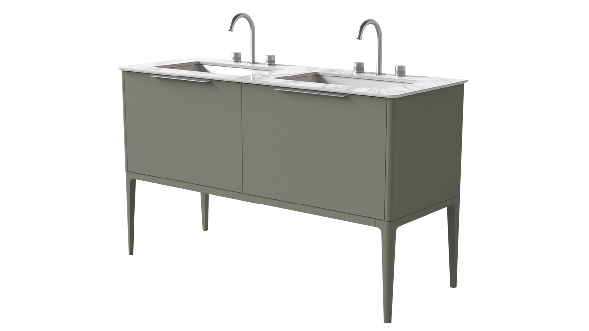 Valentina Smooth 1400mm 2 Drawer