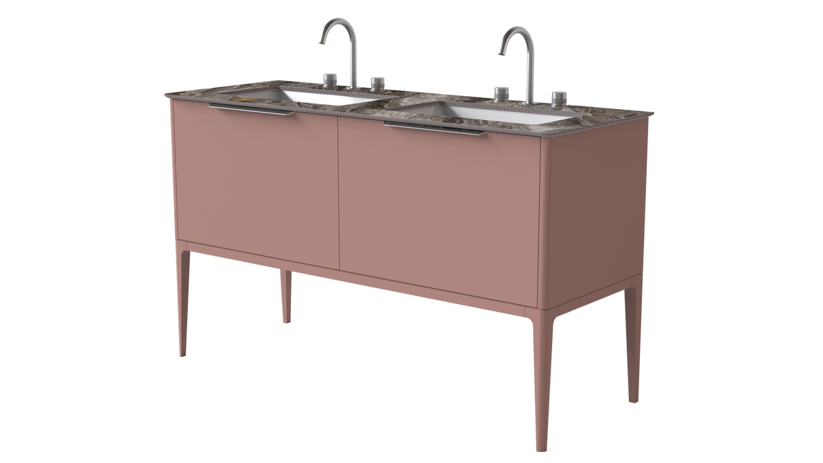 Valentina Smooth 1400mm 2 Drawer