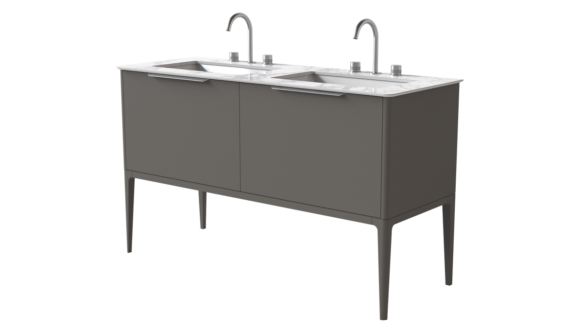 Valentina Smooth 1400mm 2 Drawer