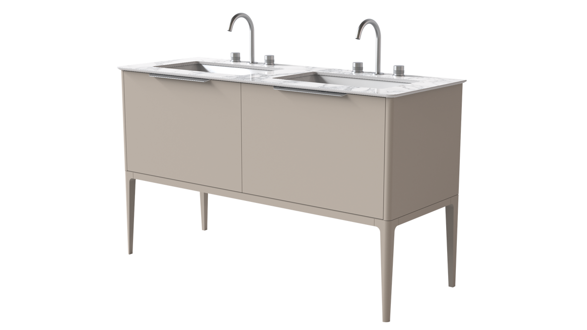 Valentina Smooth 1400mm 2 Drawer