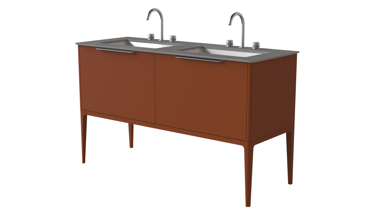 Valentina Smooth 1400mm 2 Drawer
