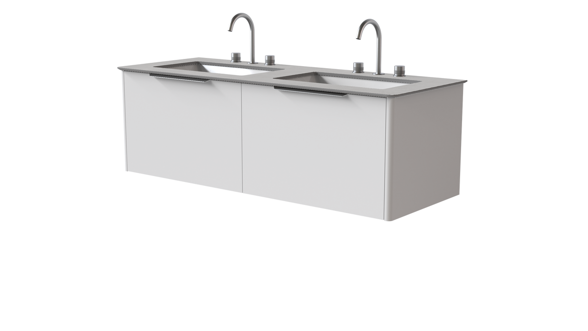 Valentina Smooth 1400mm 2 Drawer