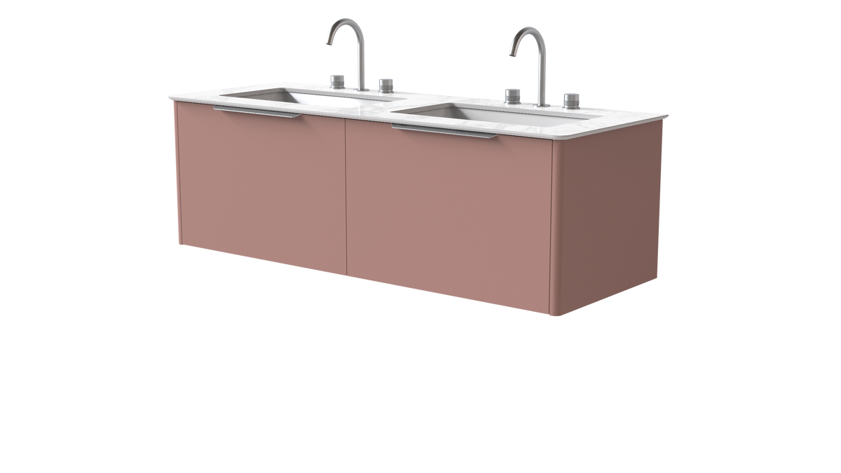 Valentina Smooth 1400mm 2 Drawer