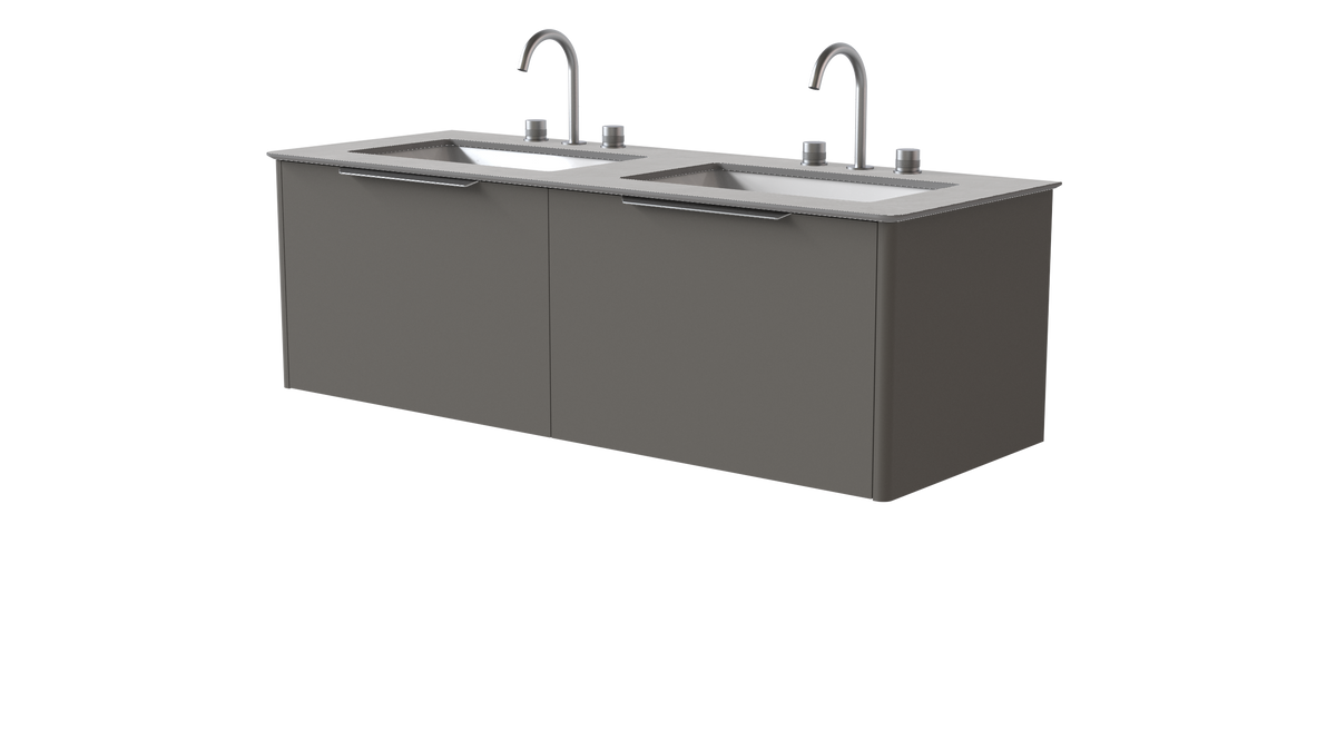 Valentina Smooth 1400mm 2 Drawer