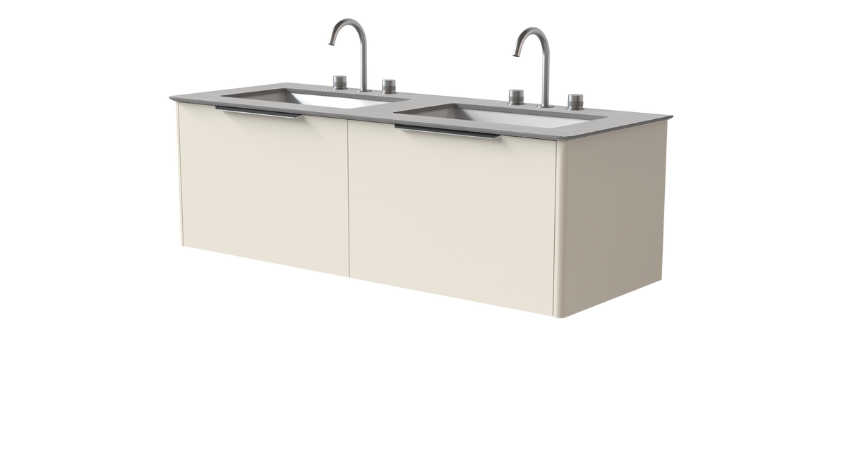 Valentina Smooth 1400mm 2 Drawer