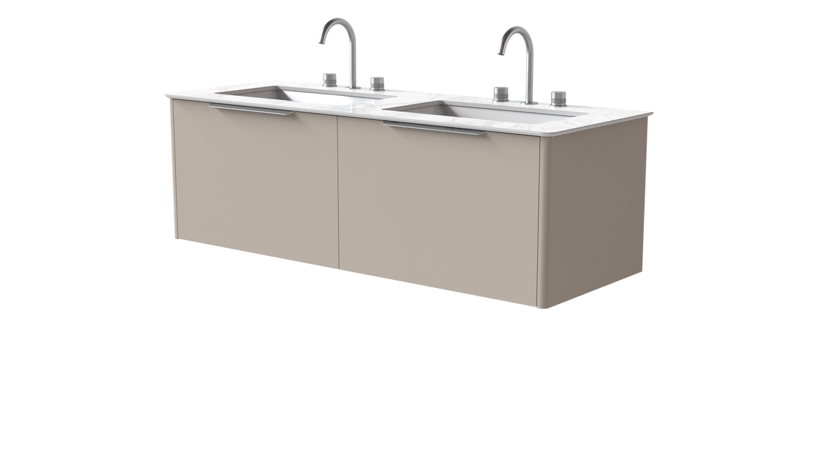 Valentina Smooth 1400mm 2 Drawer