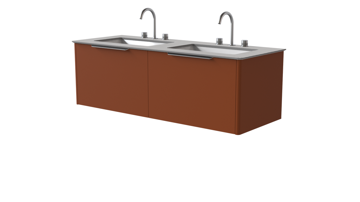 Valentina Smooth 1400mm 2 Drawer
