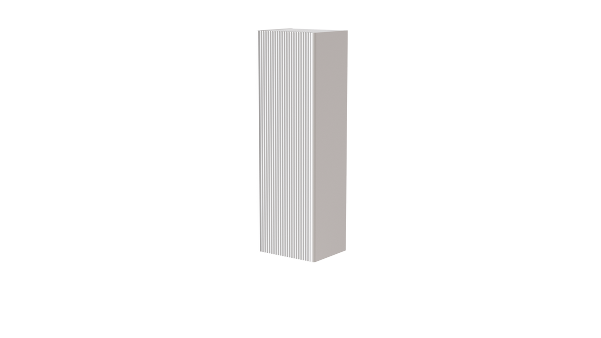 Elice Flute Colour 450mm Tall Cabinet
