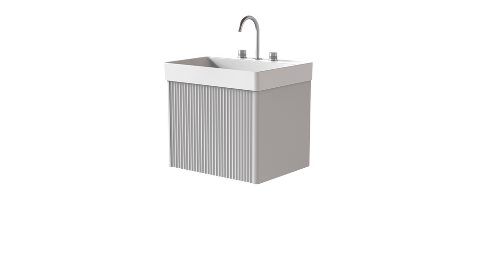 Elice Flute Colour 600mm 1 Drawer