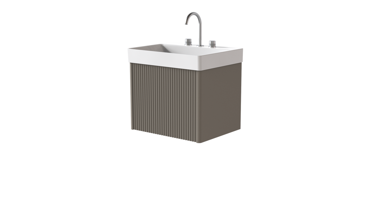 Elice Flute Colour 600mm 1 Drawer