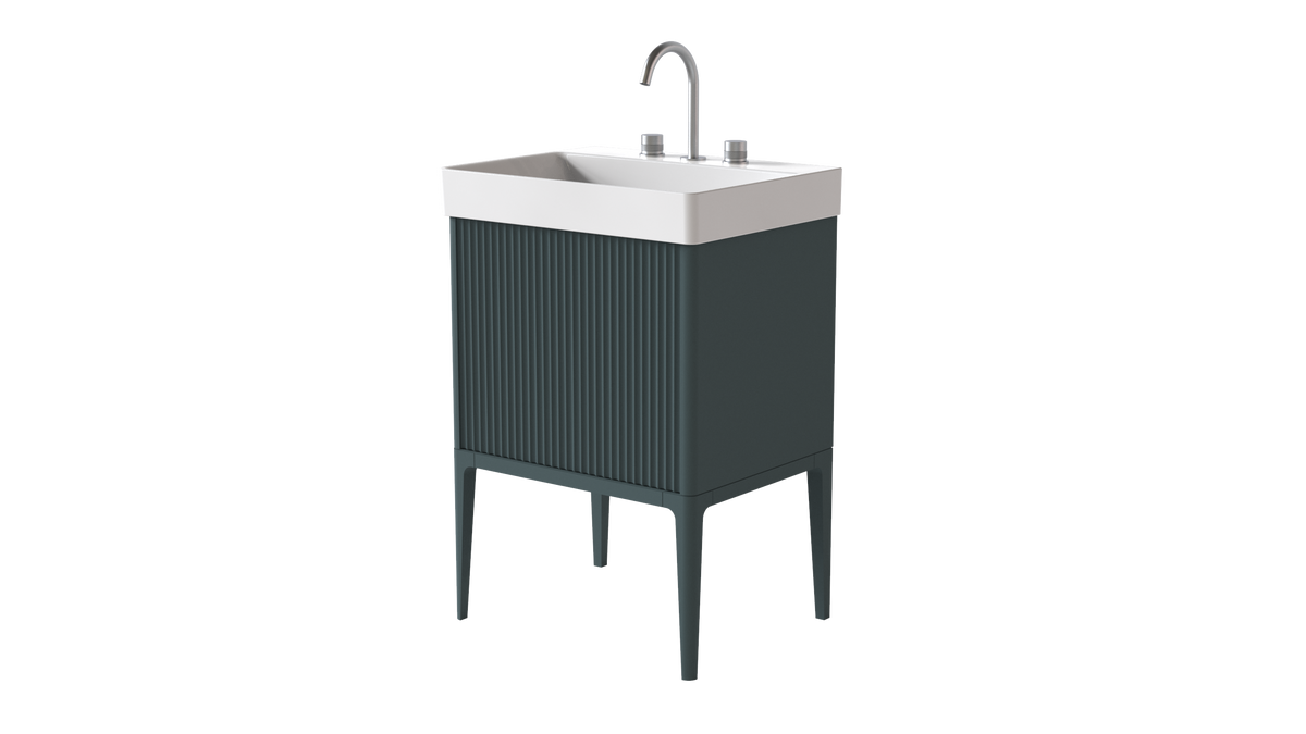 Elice Flute Colour 600mm 1 Drawer