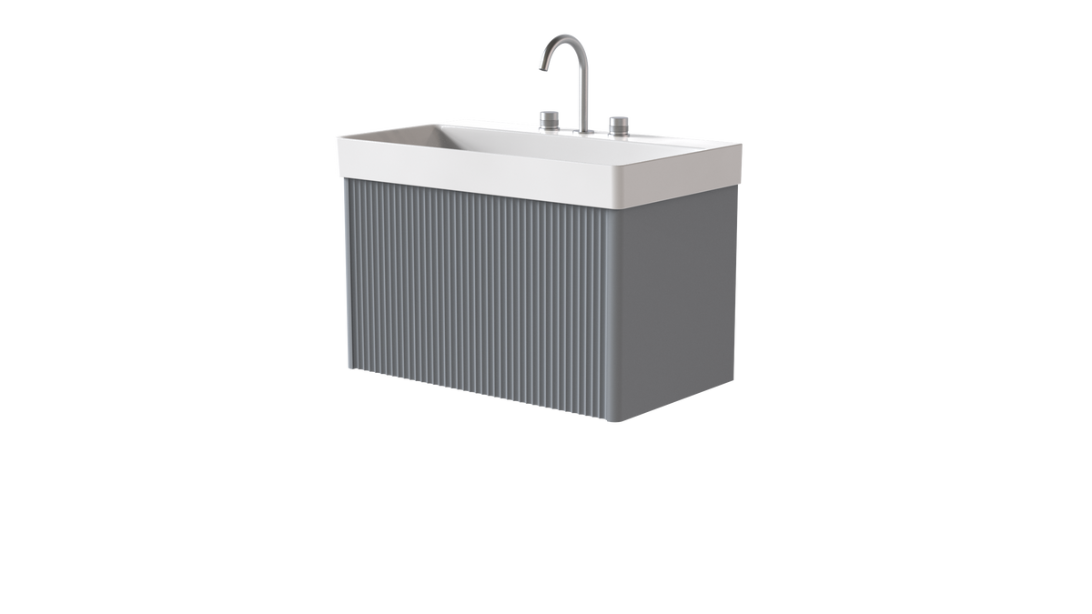 Elice Flute Colour 800mm 1 Drawer