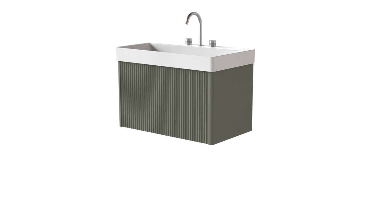 Elice Flute Colour 800mm 1 Drawer