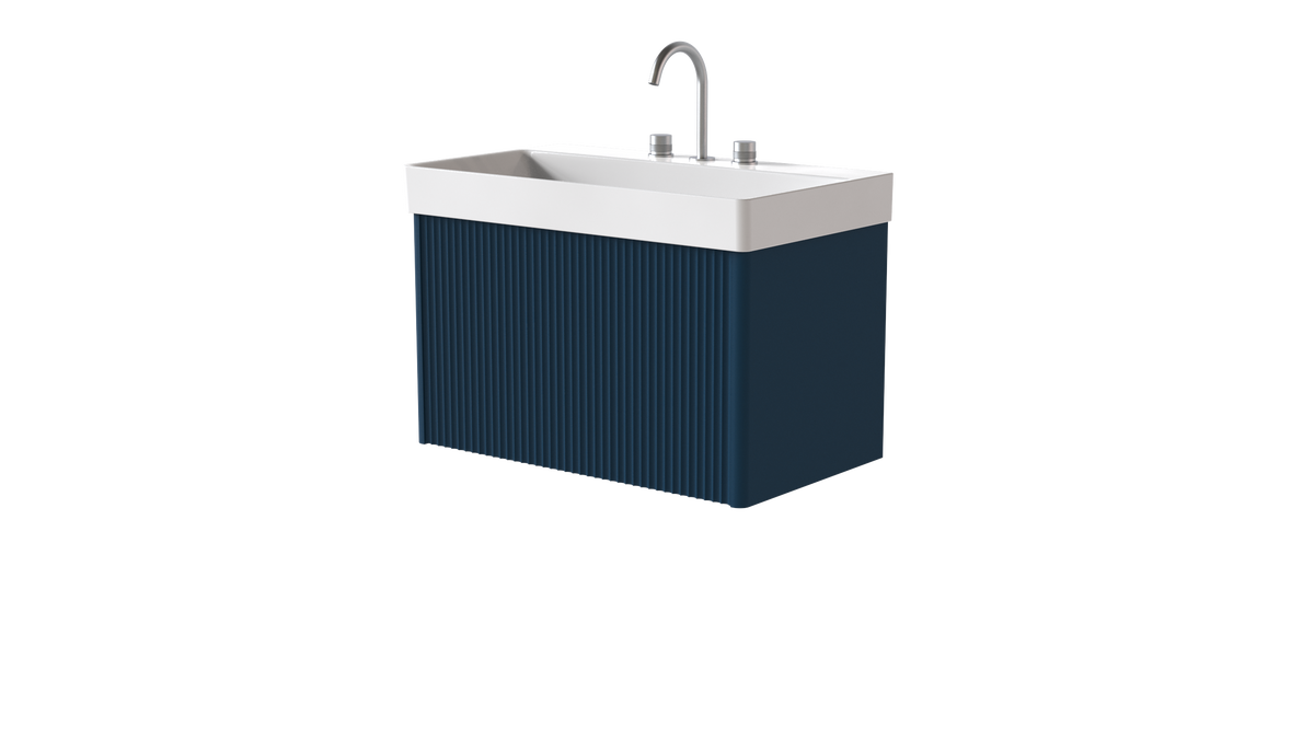 Elice Flute Colour 800mm 1 Drawer