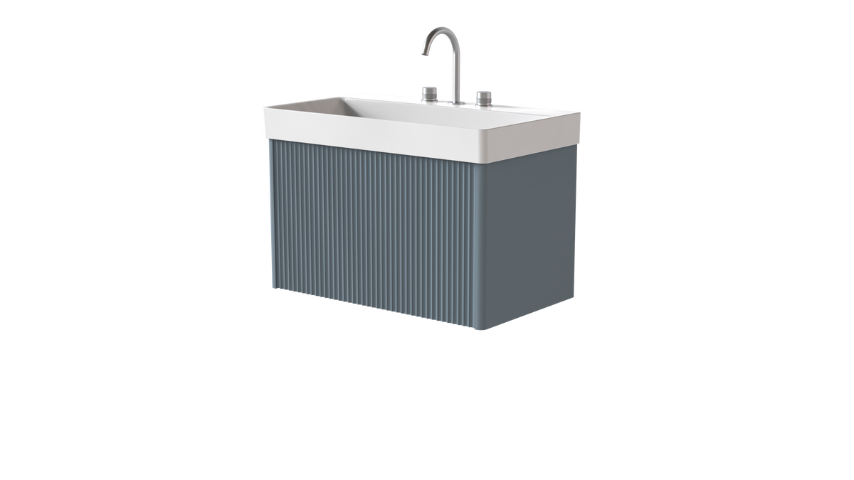 Elice Flute Colour 800mm 1 Drawer