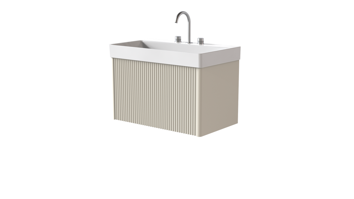 Elice Flute Colour 800mm 1 Drawer