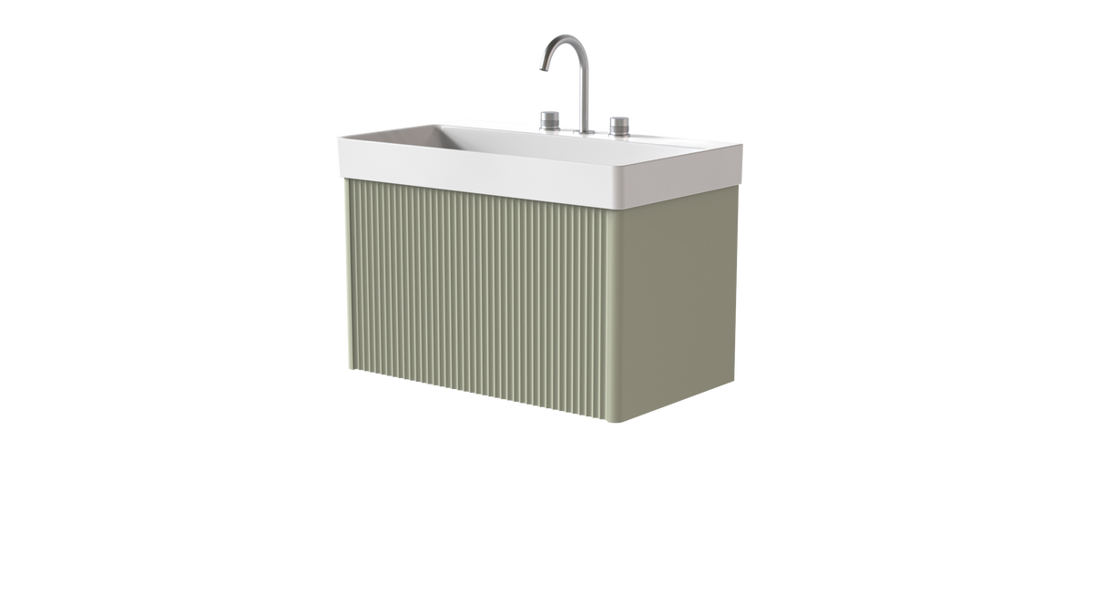 Elice Flute Colour 800mm 1 Drawer