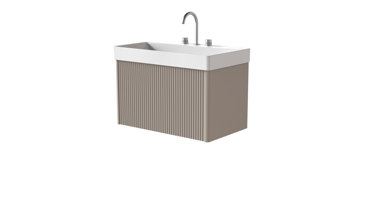 Elice Flute Colour 800mm 1 Drawer