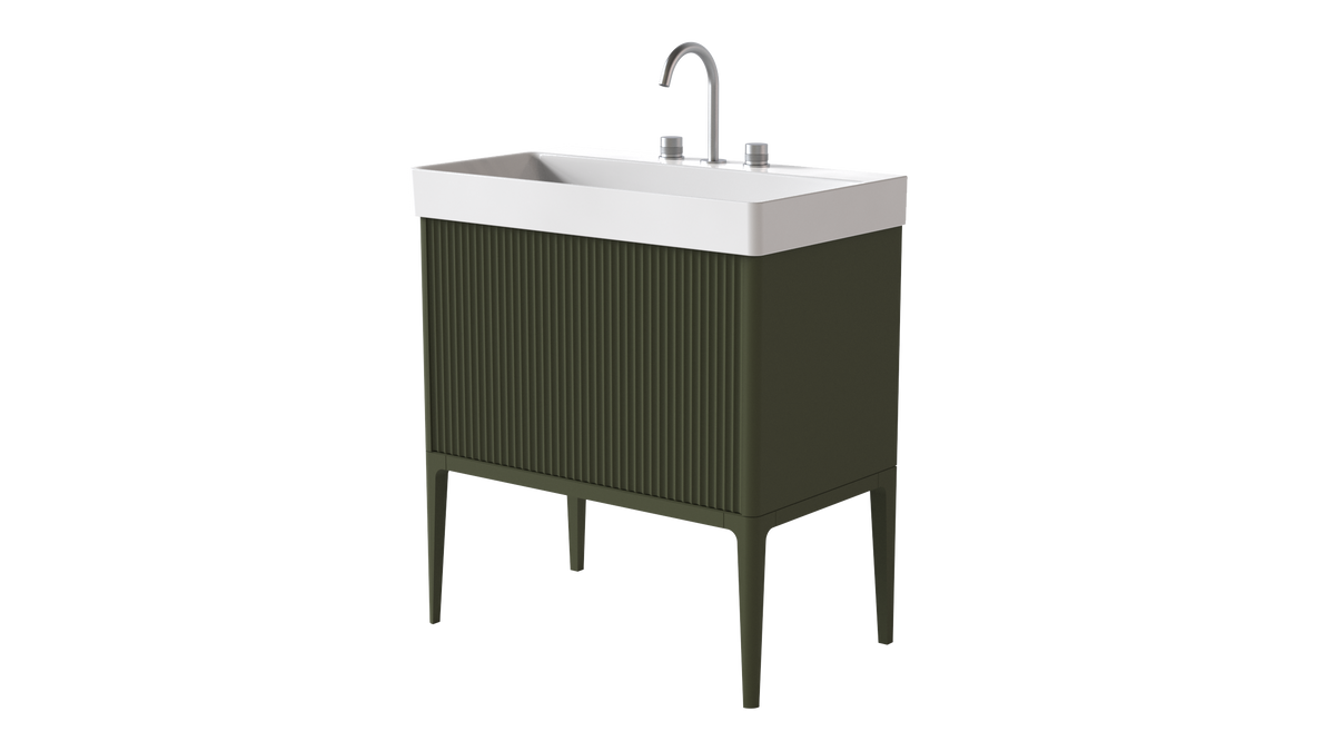 Elice Flute Colour 800mm 1 Drawer