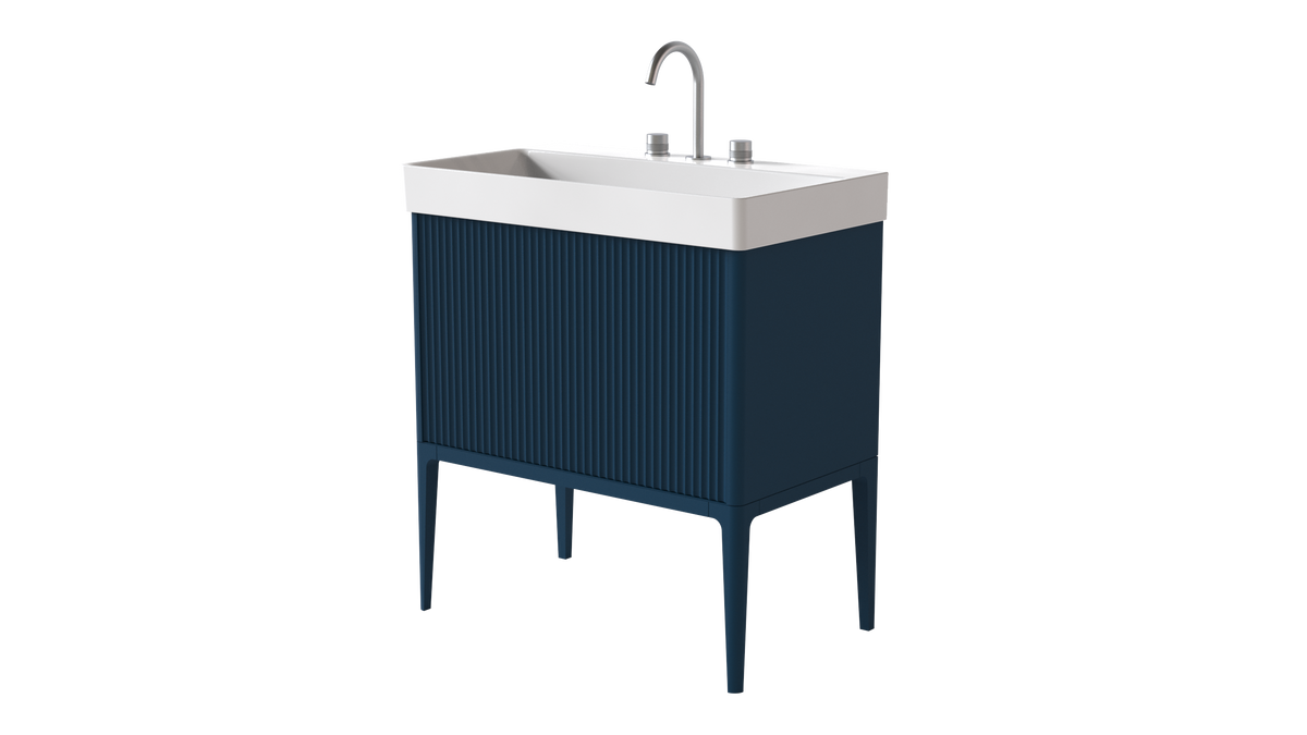 Elice Flute Colour 800mm 1 Drawer