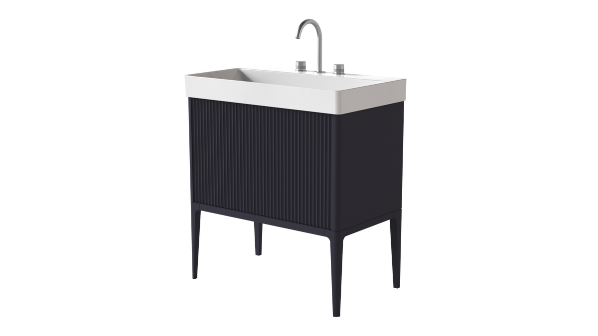 Elice Flute Colour 800mm 1 Drawer