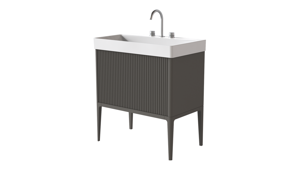 Elice Flute Colour 800mm 1 Drawer