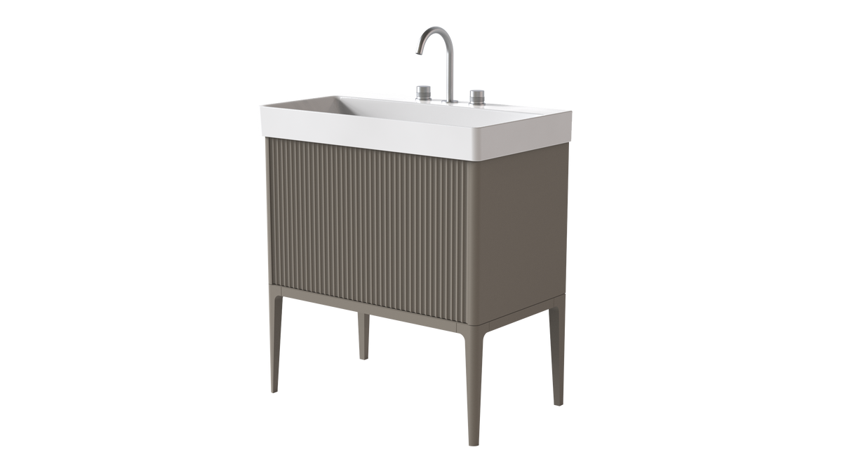 Elice Flute Colour 800mm 1 Drawer