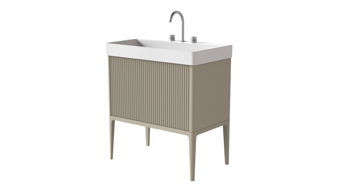 Elice Flute Colour 800mm 1 Drawer