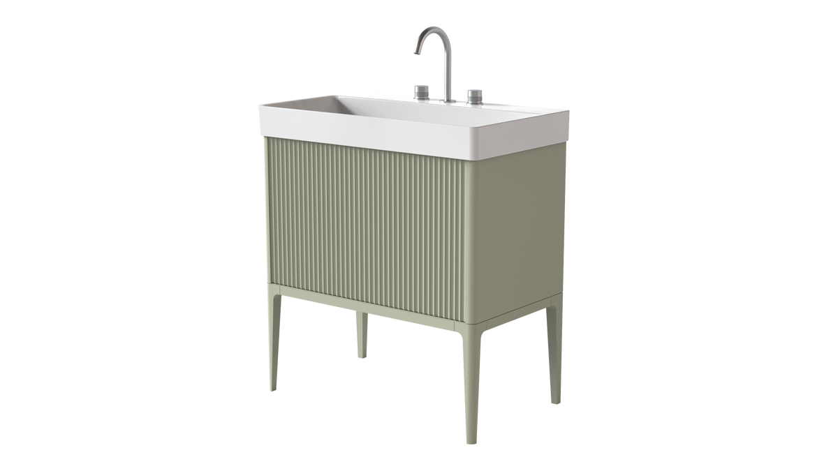 Elice Flute Colour 800mm 1 Drawer