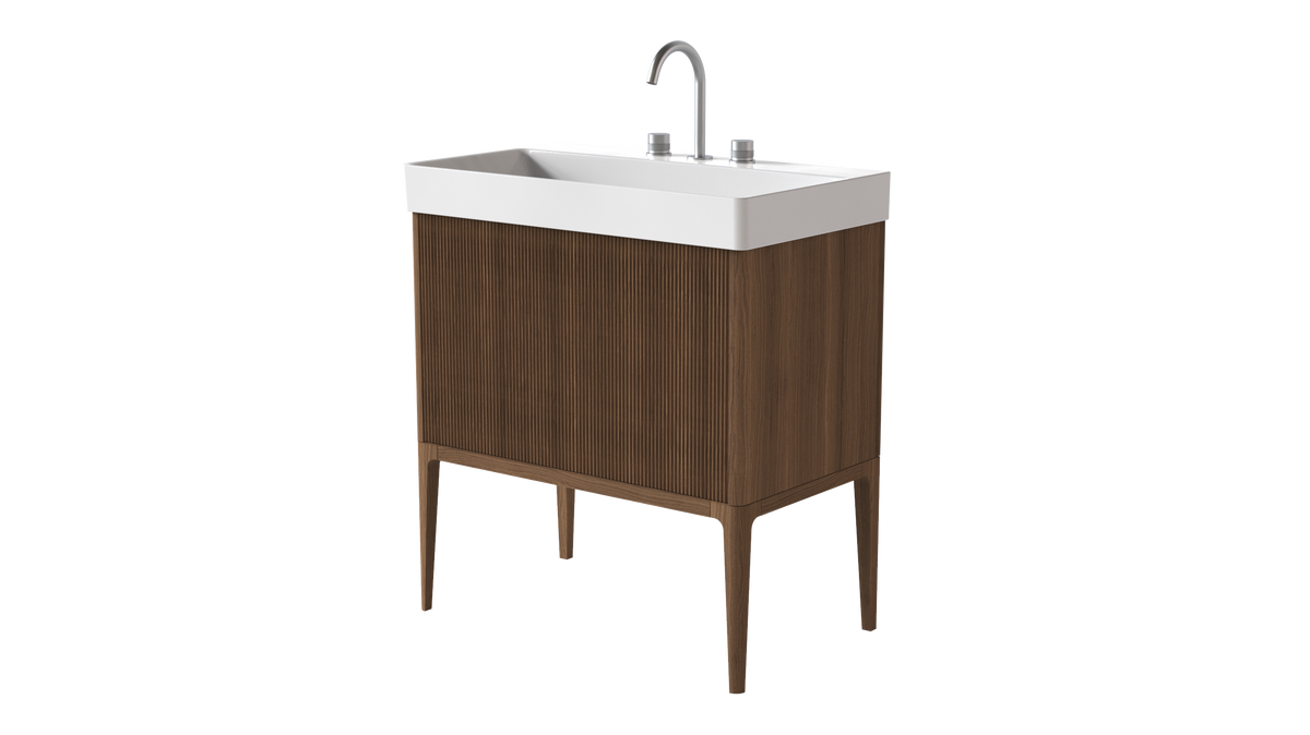 Elice Rib 800mm 1 Drawer