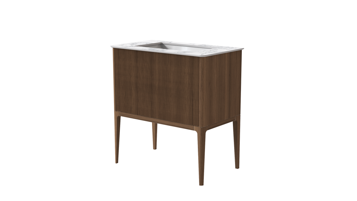 Valentina Rib 800mm 1 Drawer