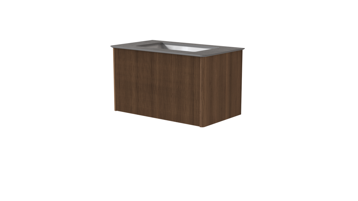 Valentina Rib 800mm 1 Drawer