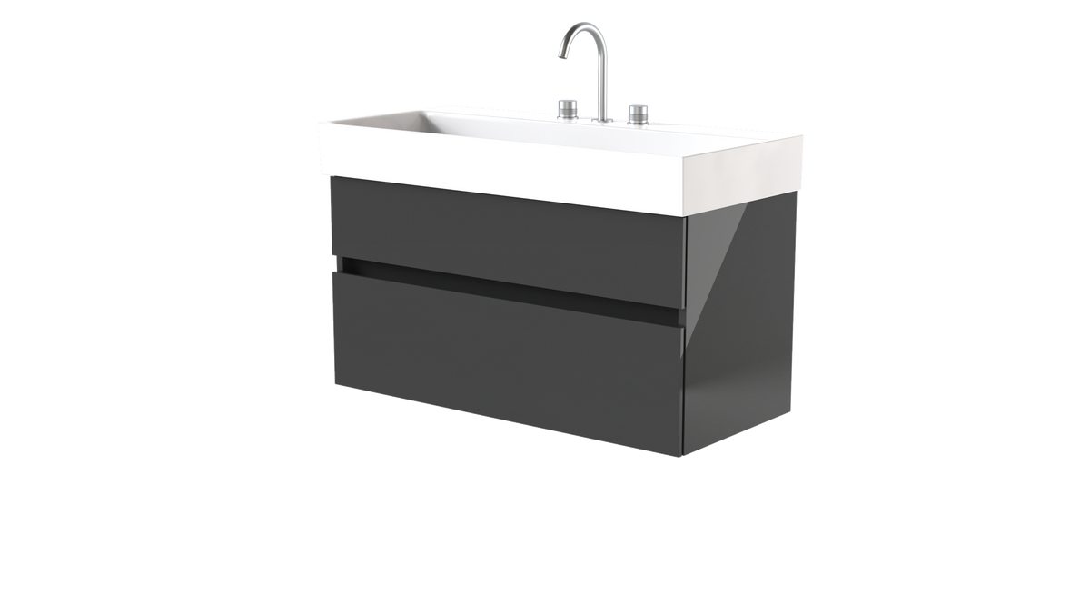 Premium 1000mm 2 Drawer