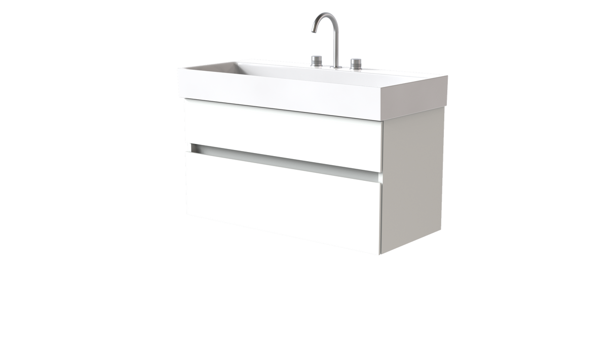 Premium 1000mm 2 Drawer